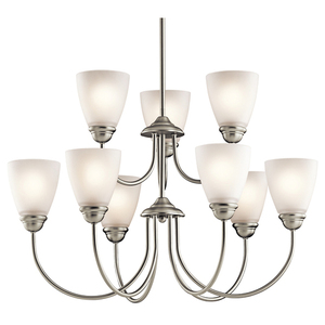 KK43639NI Jolie Mid Sized Chandelier Chandelier - Brushed Nickel