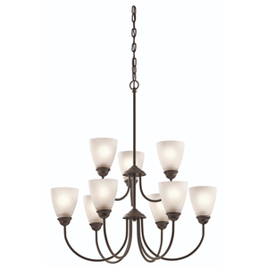 KK43639OZ Jolie Mid Sized Chandelier Chandelier - Olde Bronze