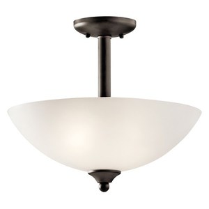 KK43641OZL18 Jolie Semi Flush Mount Ceiling Light - Olde Bronze