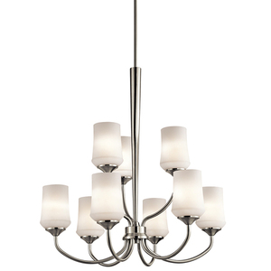 KK43666NI Aubrey Mid Sized Chandelier Chandelier - Brushed Nickel