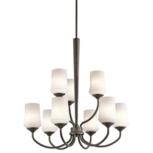 KK43666OZ Aubrey Mid Sized Chandelier Chandelier - Olde Bronze