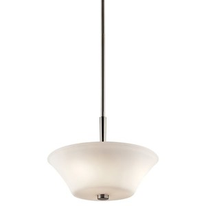 KK43669NIL18 Aubrey Semi Flush Mount Ceiling Light - Brushed Nickel