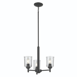 KK43670BKCLR Shailene Mini Chandelier - Black