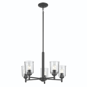 KK43671BKCLR Shailene Mini Chandelier - Black