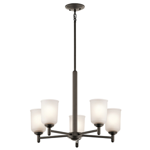 KK43671OZ Shailene Mini Chandelier - Olde Bronze