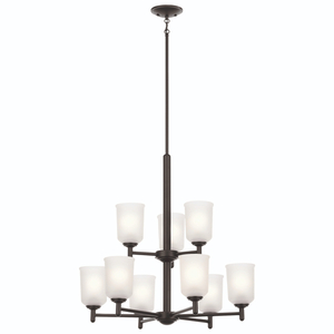 KK43672BK Shailene Mid Sized Chandelier Chandelier - Black