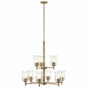 KK43672NBRCLR Shailene Mid Sized Chandelier Chandelier - Natural Brass