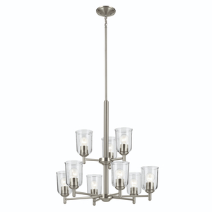 KK43672NICLR Shailene Mid Sized Chandelier Chandelier - Brushed Nickel