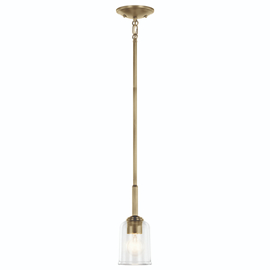 KK43674NBRCLR Shailene Mini-Pendant Pendant Light - Natural Brass