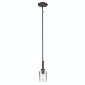 KK43674OZCLR Shailene Mini-Pendant Pendant Light - Olde Bronze