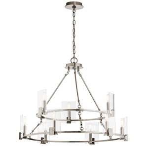 KK43704CLP Signata Mid Sized Chandelier Chandelier - Classic Pewter