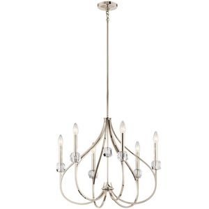 KK43720PN Eloise Mini Chandelier - Polished Nickel