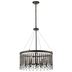 KK43723ESP Piper Drum Pendant Pendant Light - Espresso