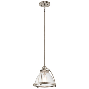 KK43738CLP Silberne Down Light Pendant Light - Classic Pewter