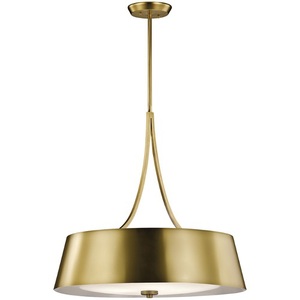 KK43742NBR Maclain Down Light Pendant Light - Natural Brass