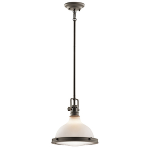 KK43765OZ Hatteras Bay Down Light Pendant Light - Olde Bronze