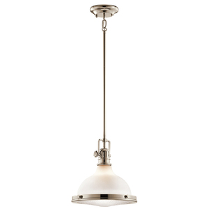 KK43765PN Hatteras Bay Down Light Pendant Light - Polished Nickel