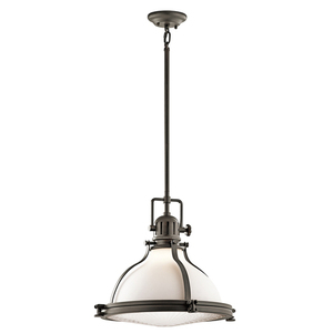 KK43767OZ Hatteras Bay Down Light Pendant Light - Olde Bronze