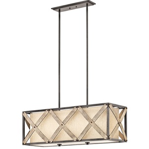 KK43774AVI Cahoon Linear Pendant Pendant Light - Anvil Iron