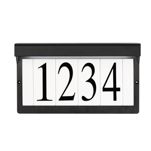 KK43800BKTLED Utilitarian Address Number Door Accessory - Textured Black