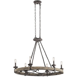 KK43824WZC Taulbee Mid Sized Chandelier Chandelier - Weathered Zinc