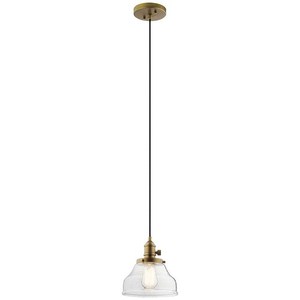 KK43850NBR Avery Mini-Pendant Pendant Light - Natural Brass