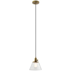 KK43851NBR Avery Mini-Pendant Pendant Light - Natural Brass