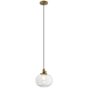 KK43852NBR Avery Mini-Pendant Pendant Light - Natural Brass