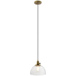 KK43853NBR Avery Down Light Pendant Light - Natural Brass