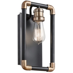 KK43889BK Imahn 1 Bulb Wall Sconce - Black