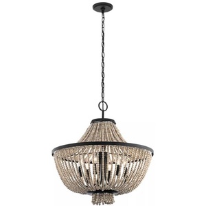 KK43891DBK Brisbane Up Light Pendant Light - Distressed Black