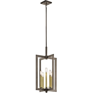 KK43900OZ Cullen Entrance / Foyer Pendant Light - Olde Bronze