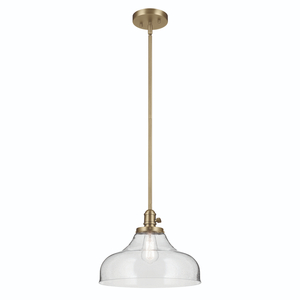 KK43906NBR Avery Down Light Pendant Light - Natural Brass