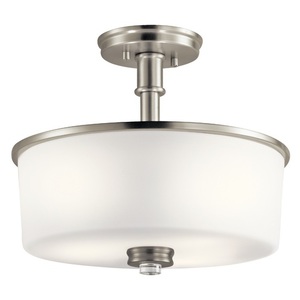 KK43926NI Joelson Semi Flush Mount Ceiling Light - Brushed Nickel