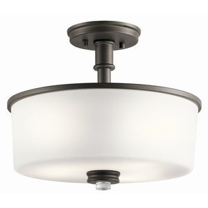 KK43926OZ Joelson Semi Flush Mount Ceiling Light - Olde Bronze