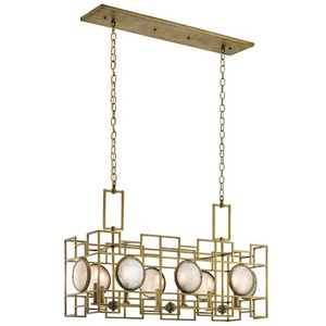 KK43931NBR Vance Linear Pendant Pendant Light - Natural Brass