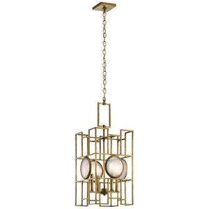 KK43933NBR Vance Entrance / Foyer Pendant Light - Natural Brass