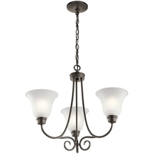 KK43937OZL16 Bixler Mini Chandelier - Olde Bronze