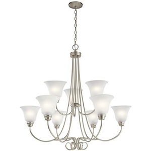 KK43939NIL16 Bixler Mid Sized Chandelier Chandelier - Brushed Nickel