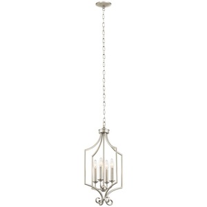 KK43940NI Bixler Entrance / Foyer Pendant Light - Brushed Nickel