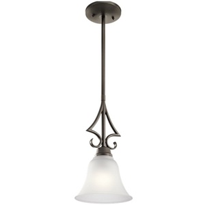 KK43941OZ Bixler Mini-Pendant Pendant Light - Olde Bronze