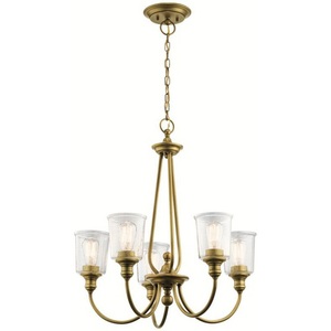 KK43946NBR Waverly Mid Sized Chandelier Chandelier - Natural Brass