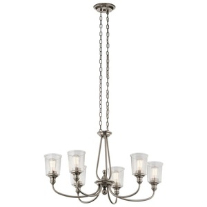 KK43947CLP Waverly Mid Sized Chandelier Chandelier - Classic Pewter