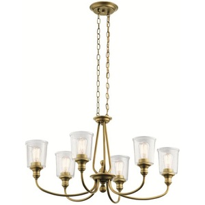 KK43947NBR Waverly Mid Sized Chandelier Chandelier - Natural Brass