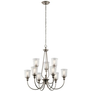 KK43948CLP Waverly Mid Sized Chandelier Chandelier - Classic Pewter