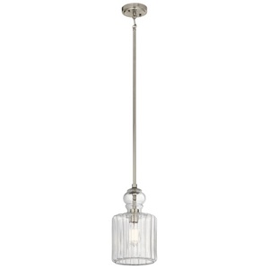 KK43954NI Riviera Mini-Pendant Pendant Light - Brushed Nickel