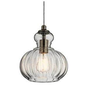 KK43956NI Riviera Down Light Pendant Light - Brushed Nickel