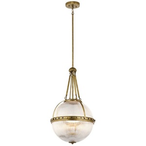 KK43968NBR Aster Entrance / Foyer Pendant Light - Natural Brass