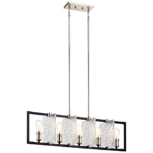 KK43977BK Forge Linear Pendant Pendant Light - Black