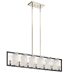 KK43978BK Forge Large Foyer Chandelier Chandelier - Black